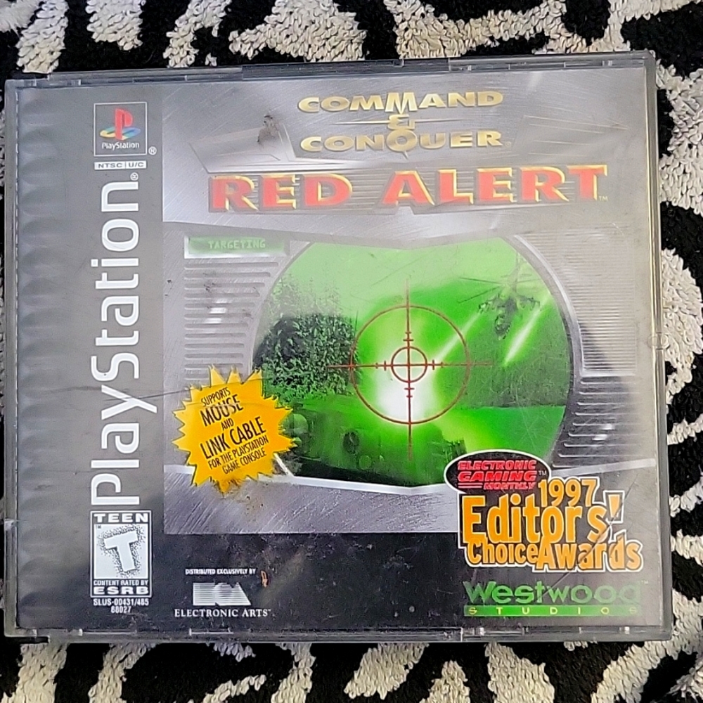 Command & conquer red alert Playstation 1 game collectible edition